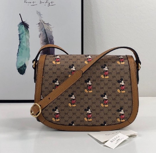Disney x Gucci small shoulder bag Style 602694 HWUBM 8559 - Click Image to Close